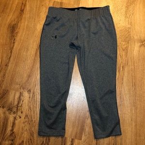 Gray Under Armour Capris